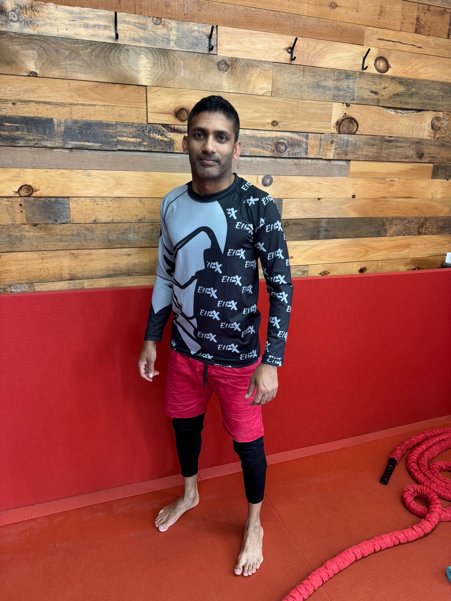 Athlete wearing an Effo-X Full Gear training top